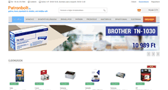 Desktop Screenshot of patronbolt.hu